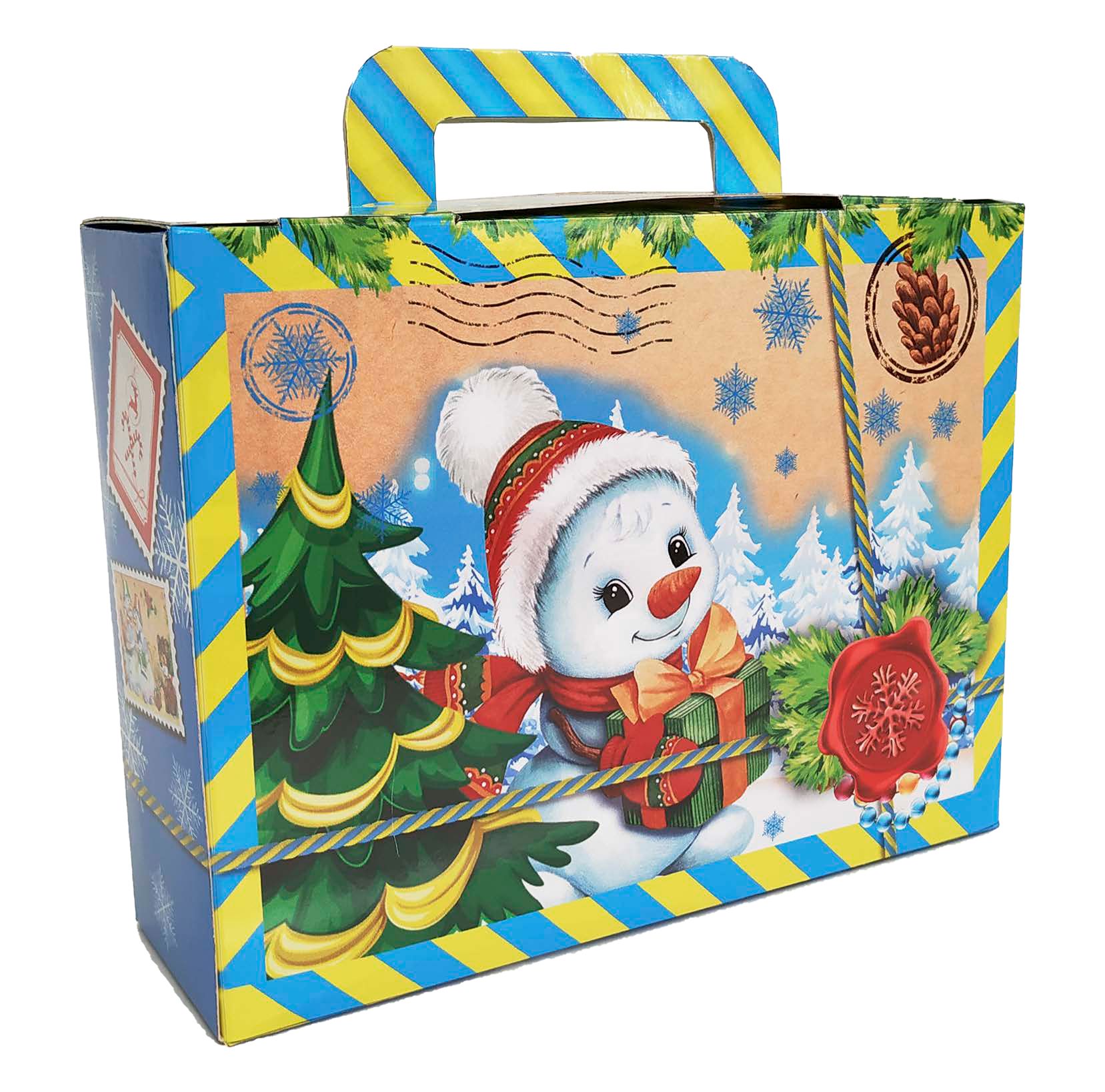 Подарунок новорічний ZAPODARKOM R-849 Святкова пошта, 849г